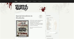 Desktop Screenshot of generalsurgery.se